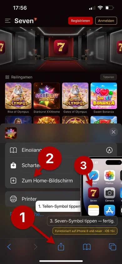 Seven auf dem iPhone installieren – Seven